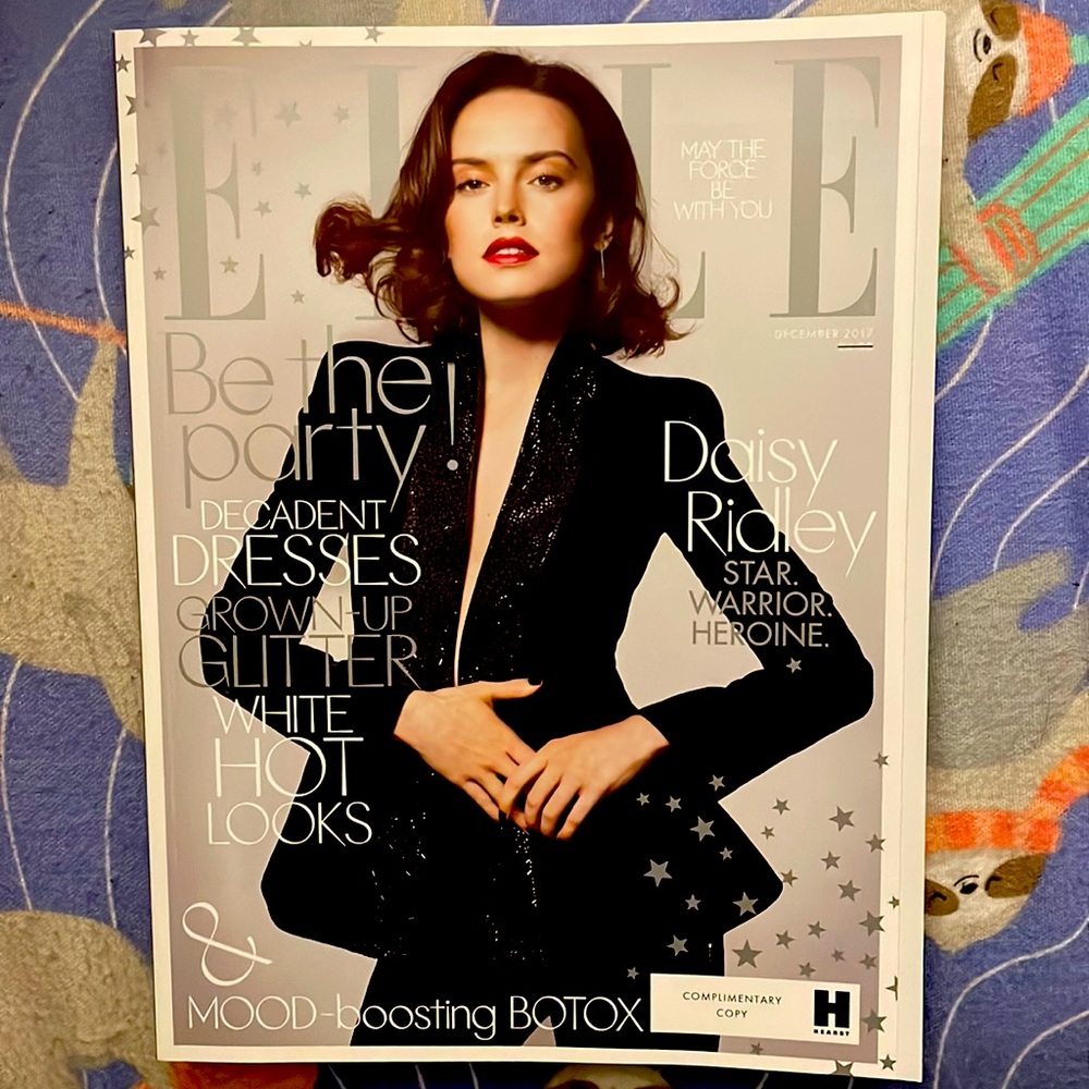 British Elle UK Magazine December 2017 Brand New Travel Size
